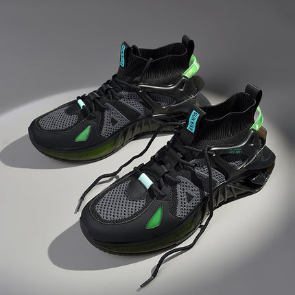Large Size Men's Shoes Fashion Trend Shaped Soles Increase