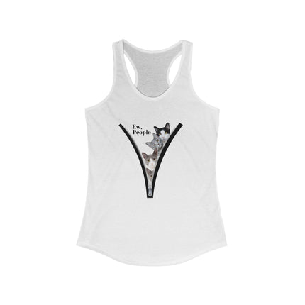 😾 Ew, People” Cat Tank Top