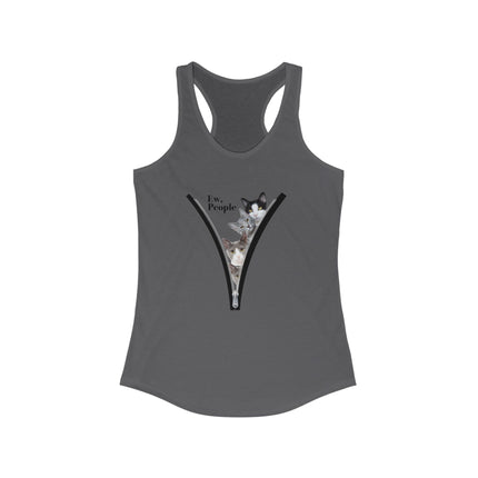 😾 Ew, People” Cat Tank Top