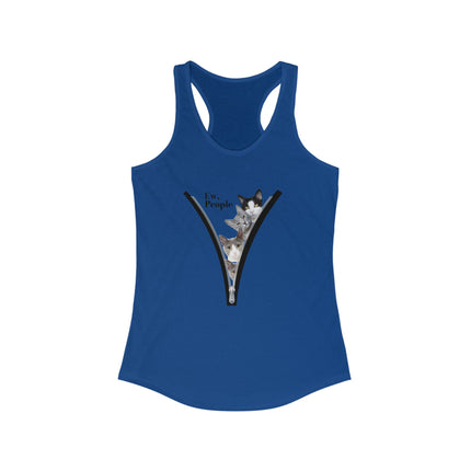 😾 Ew, People” Cat Tank Top