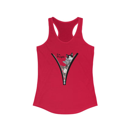 😾 Ew, People” Cat Tank Top