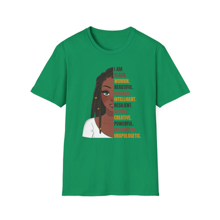 Empowered Queen Tee I Am” Statement Shirt (White)