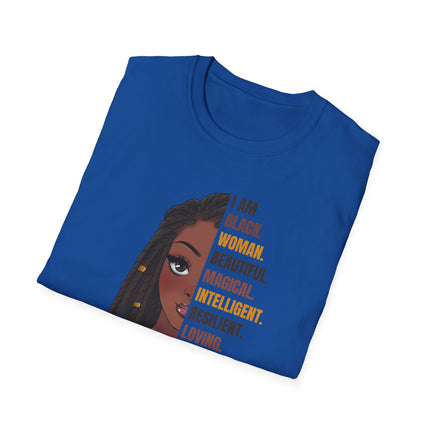 Empowered Queen Tee I Am” Statement Shirt (White)