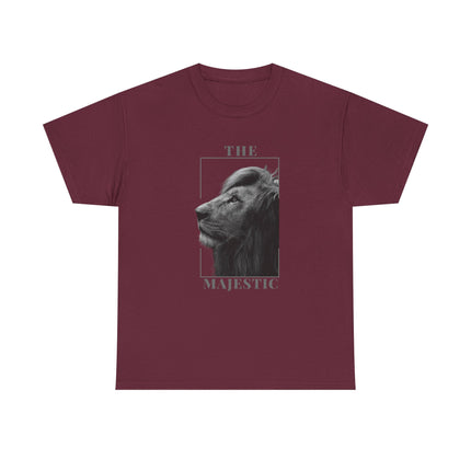 🦁 The Majestic Lion Graphic T-Shirt – White