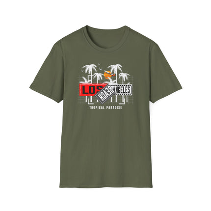 Summer Paradise Beach Tee, Unisex Softstyle T-Shirt