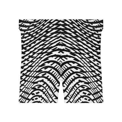 ⚡ Abstract Motion High-Waist Shorts