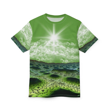 🌄 Radiant Terrain Tee – Where Sky Meets Imagination