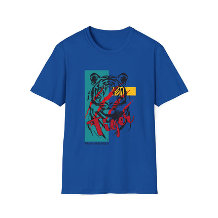Brave and Bold – Tiger Graphic T-Shirt