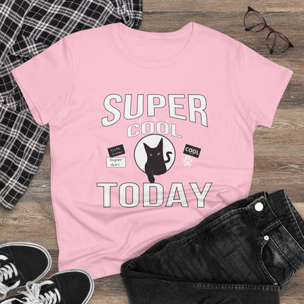 Super Cool Today T-Shirt – Cute Cat Graphic Tee