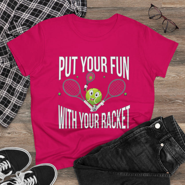 🎾 Put Your Fun with Your Racket – Tennis T-Shirt