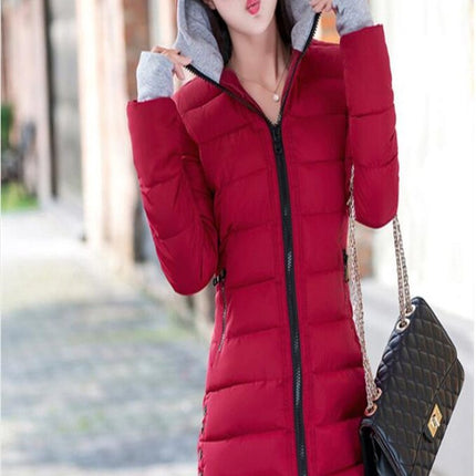 Down Padded Jacket Padded Hooded Gloves Padded Jacket Winter Coat Padded Jacket
