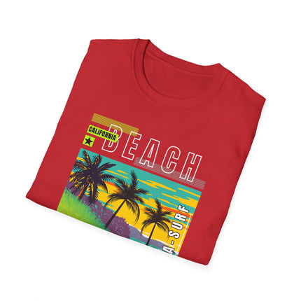 California Beach Tee – Tropical Vibes, Sunset Style 🌴🌅