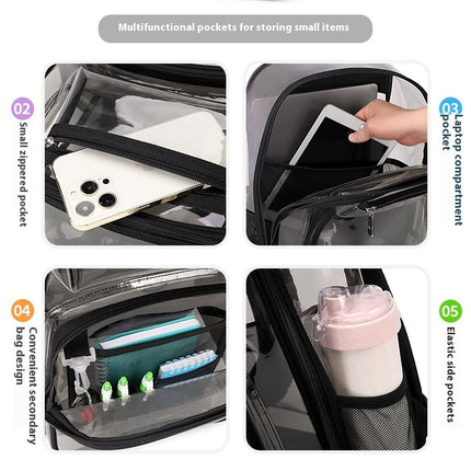 Waterproof Large Capacity Transparent Backpack