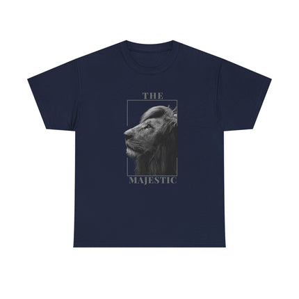 🦁 The Majestic Lion Graphic T-Shirt – White