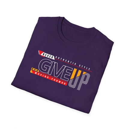 Never Give Up – Motivational Streetwear Tee