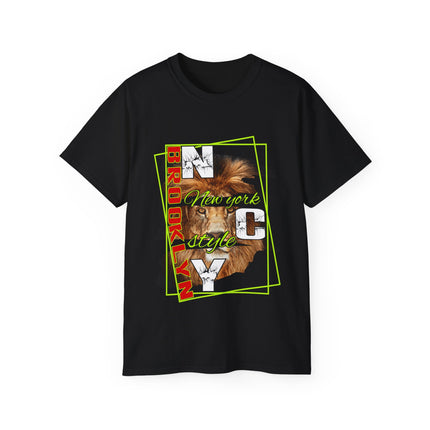 🦁 Brooklyn NYC Style Tee – Urban Jungle Vibes