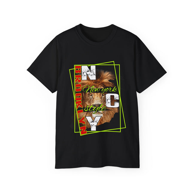 🦁 Brooklyn NYC Style Tee – Urban Jungle Vibes