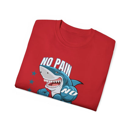 🦈 No Pain No Gain Shark Tee