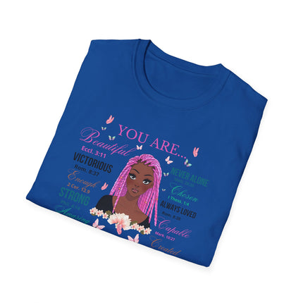 💜 You Are Empowerment Tee – Faith, Beauty & Strength