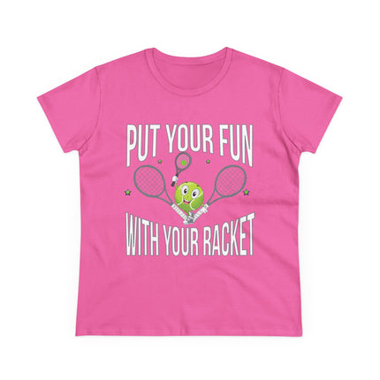🎾 Put Your Fun with Your Racket – Tennis T-Shirt