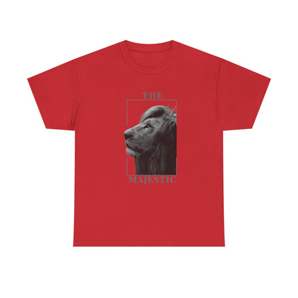 🦁 The Majestic Lion Graphic T-Shirt – White
