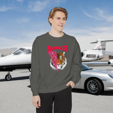 🐯 Fearless Tiger Crewneck Sweatshirt – Power in Style