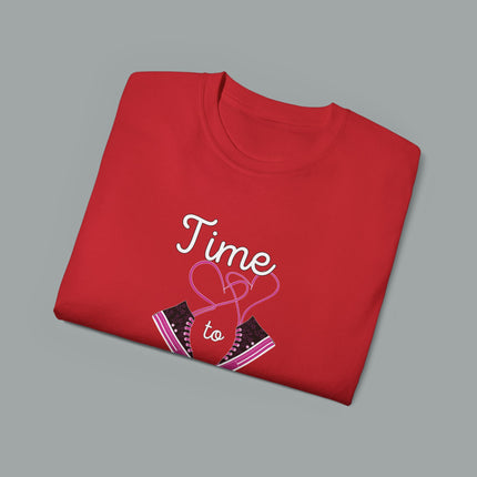 Unisex Ultra Cotton Tee, Print Time To Dance Luxury Design