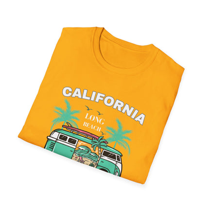 🌴 California Surfers – Long Beach Summer Adventure T-Shirt