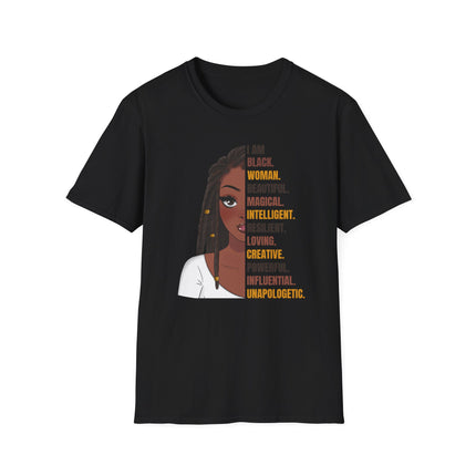 Empowered Queen Tee I Am” Statement Shirt (White)