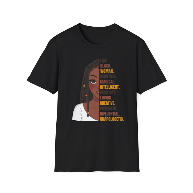Empowered Queen Tee I Am” Statement Shirt (White)
