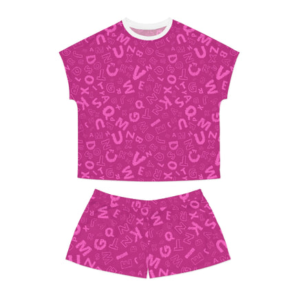 💜 Bold Alphabet Print Lounge Set
