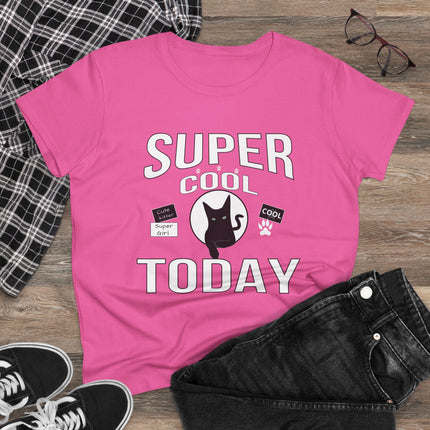 Super Cool Today T-Shirt – Cute Cat Graphic Tee