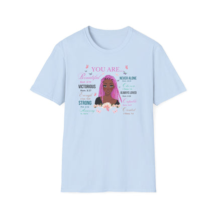 💜 You Are Empowerment Tee – Faith, Beauty & Strength