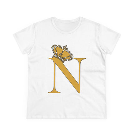 👑 “N” Monogram Tee – Noble Gold Edition