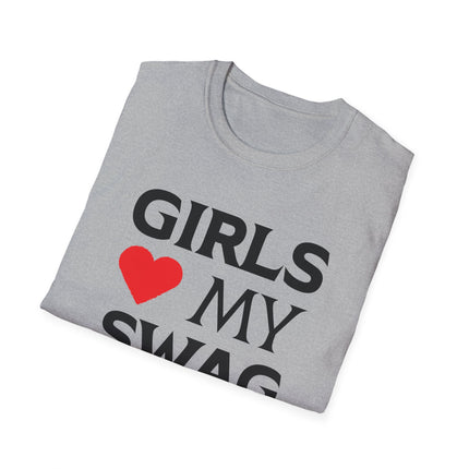 Unisex Softstyle T-Shirt, Print Girls My Swag
