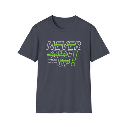 💪 NEVER GIVE UP! Motivational Tee
