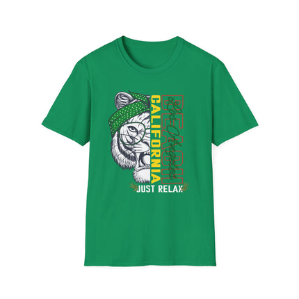 California Chill Tiger Tee – Just Relax in Style 🐯🌴