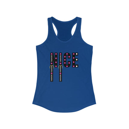 ✨ NICE” Fashion Tank – Polka Pop Style
