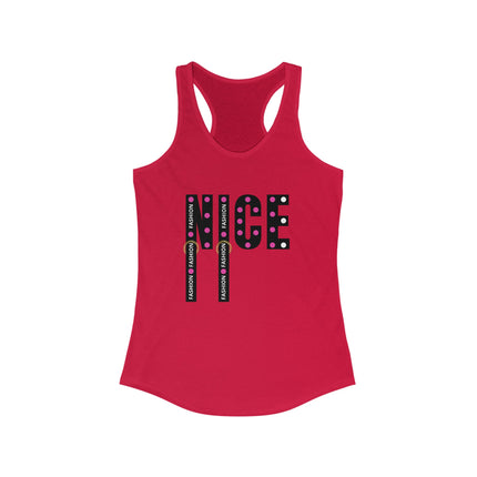 ✨ NICE” Fashion Tank – Polka Pop Style