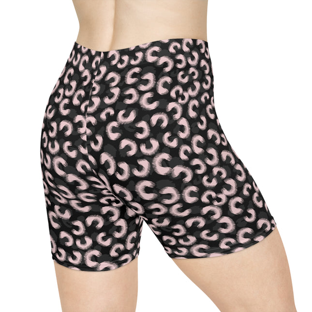 🐾 Wild Blush High-Waist Shorts