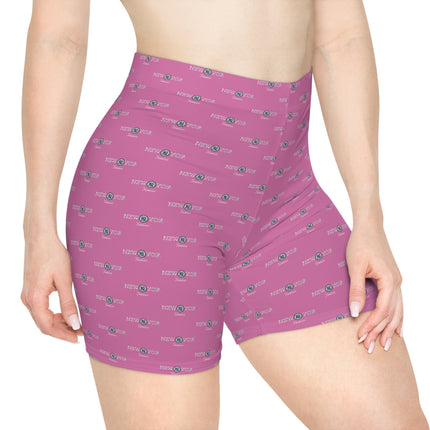 🗽 New York Dreams High-Waist Shorts – Pink Edition
