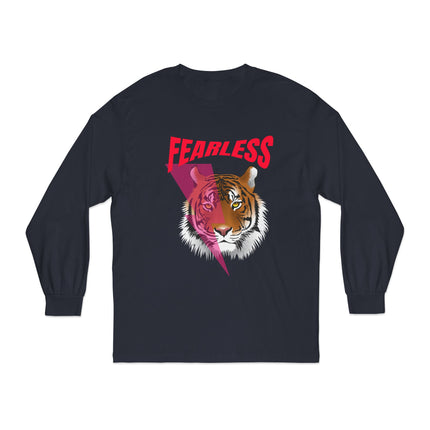 Fearless Tiger Crewneck Sweatshirt – White Edition
