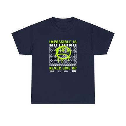 💥 "Impossible Is Nothing" Urban Graphic Tee