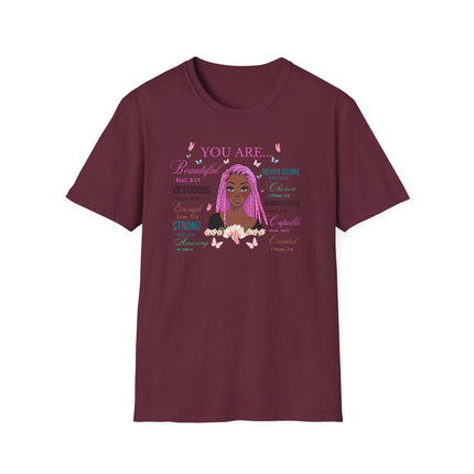💜 You Are Empowerment Tee – Faith, Beauty & Strength