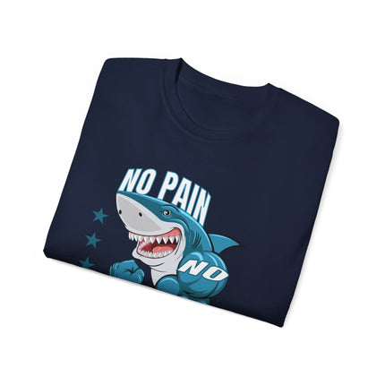 🦈 No Pain No Gain Shark Tee