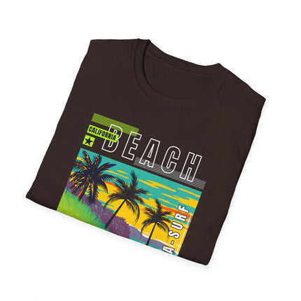 California Beach Tee – Tropical Vibes, Sunset Style 🌴🌅