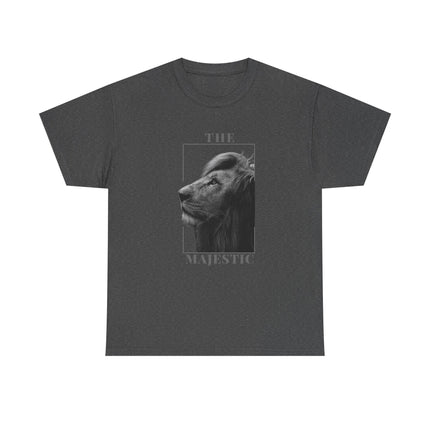 🦁 The Majestic Lion Graphic T-Shirt – White