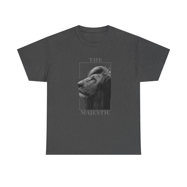 🦁 The Majestic Lion Graphic T-Shirt – White