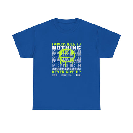 💥 "Impossible Is Nothing" Urban Graphic Tee