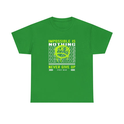 💥 "Impossible Is Nothing" Urban Graphic Tee